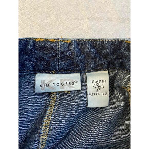 Kim Rogers maxi skirt denim Jean 8p petite - Picture 3 of 7